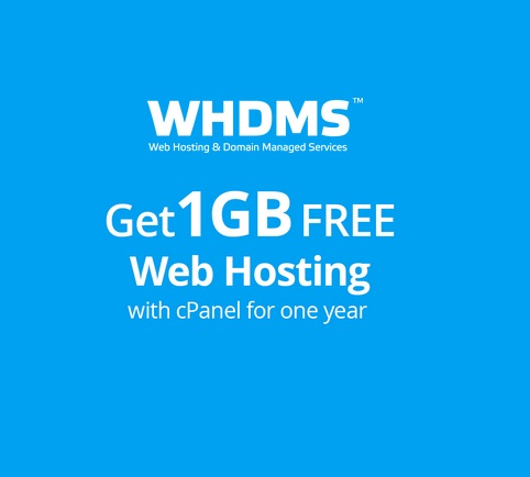 India Desire : WHDMS Web Hosting: Get 1 Gb Free Web Hosting With cPanel For One Year From WHDMS